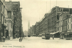 7th and Market Streets, looking West