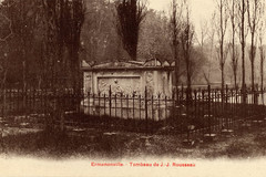Oise, Ermenonville: tombeau de Jean-Jacques Rousseau