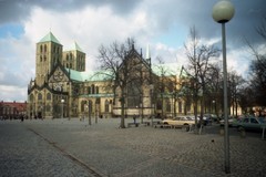 Münster. Domplatz mit St.-Paulus-Dom