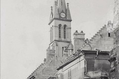 Soissons. Clocher de l'église Saint-Waast