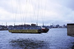Barquilla tranbordadora en el Puente de Vizcaya