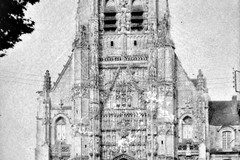 Église abbatiale de Saint-Riquier : façade principale