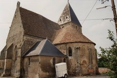 Saint-Georges-du-Rosay. Église Saint-Georges. Ensemble sud-est
