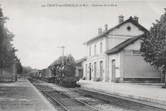 Crouy-sur-Ourcq. Intérieur de la Gare