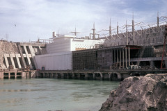 Construction of Aswan power plant (III)