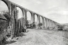 Mexican Central Railway - the Aqueduct at Queretaro