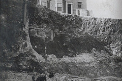 Coast erosion at Sussex. The recent landslip at Black Rock, Brighton
