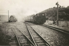 An Aberystwyth bound train passes through Capel Bangor