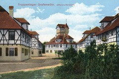 Grafenwöhr. Wasserturm, Offiziersbaracken des Truppenübungsplatzes