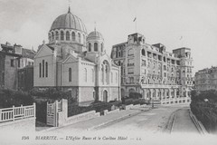 Biarritz - L'Eglise Russe et le Carlton Hotel