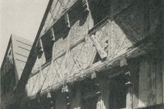 Skupina někdejších měšťanských domů z hrázděného zdiva ze 17. století