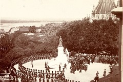 The unveiling of the statue of Her Late Majesty Queen Victoria by the Duke of Cornwall and York