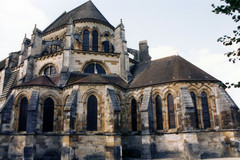 Montier-en-Der - l'église Notre-Dame - le chevet gothique
