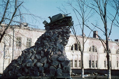 Twierdza Modlin. TK-3 jako pomnik w centrum szkolenia broni pancerne