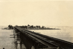 The Seven Mile Bridge of the Florida East Coast Railway and Pigeon Key