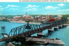 Rock Island / Davenport. Government Bridge