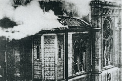 Synagoge Wiesbaden während der Reichspogromnacht