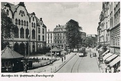Beuthen - Poststraße und Landgericht