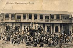 Catholic school and students, Anecho, Atakpame