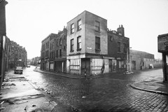 A damp and dilapidated Cheshire Street in Shoreditch