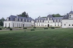 Château de Champigny-sur-Veude. Ensemble sur cour d'honneur