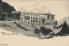 Leysin. Sanatorium von Mont Blanc