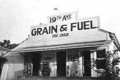 Grain and fuel store