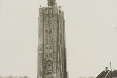 Westkapelle Hoog. Oude kerktoren thans lichtbaak