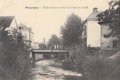 Picquigny. Vieille Somme et Pont de la Rue de la Gare