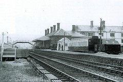 Looking at the Borth railway station