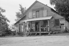 Country store on dirt road near Gordenton, North Carolina