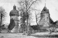 Cisai-Saint-Aubin. L'Eglise et Tour de défense du Château