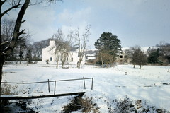 Pentrebach House in the snow