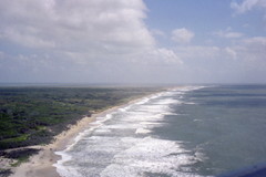View north from the Cape Hatteras Lighthouse