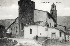 Annot. L'église Saint Jean Baptiste (ancienne église Saint-Pons)