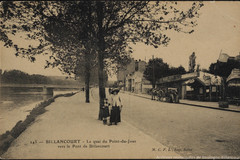 Le Quai du Point du Jour vers le Pont de Billancourt