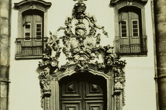 Ouro Preto. Igreja de S. Francisco de Assis Portico e Esculptura do Aleijadinho