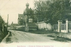 Saint-Germer - L'entrée du Château et l'Ancienne Tour
