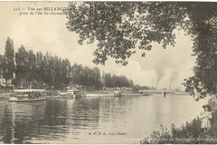 Vue sur Billancourt prise de l'Ile St-Germain