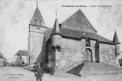 St-Georges-du-Rosay. Église, vue d'ensemble