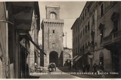 Piombino, Corso Vittorio Emanuele e Antica Torre