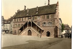 Hotel de Ville (town hall). Mulhausen, Alsace Lorraine