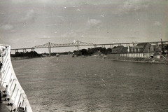 Hochbrücke Rendsburg vor Fertigstellung