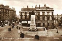 Paisley. Cross & War Memorial