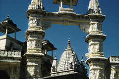 Jaipur. Entrance to the ancient Hindu temple of Jagat Shiromani