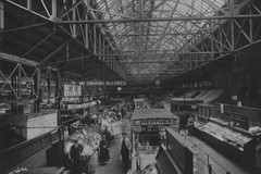 The original steel frame of Swansea Market