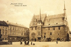 Neustadt an der Orla. Rathaus mit Markt