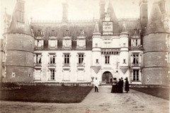 Château de Maintenon, vue de la façade nord