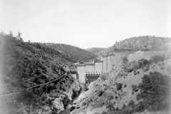 Don Pedro Dam, General View Looking Downstream