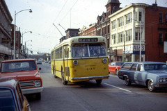Trolleybus at South Jefferson Street